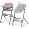 Kinderkraft KINDERKRAFT SELECT-Detská jedálenská stolička LIVY Premium Aster pink + ležadlo CALMEE AG0812 + záruka 3 roky zadarmo + záruka 3 roky zadarmo