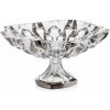 Krištáľová miska na nohe Samboa platinum 35 cm