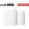 ASUS ZenWifi BT8 2-pack, WiFi7 Extendable Router, AiMesh, 1x WAN, 3x LAN, 1x 3.0 90IG0930-MO3B20