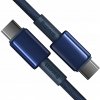 Baseus 79141 TUNGSTEN GOLD 100W USB-C / USB-C, 1m, modrý
