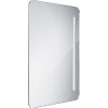 Nimco Zrkadlá - Kúpeľňové podsvietené LED zrkadlo série 2000, 800 x 600 mm, hranaté, alumínium ZP 2003