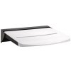 BEMETA | Sprchové sedátko 46,2x12 cm čierne/biele | 347125010