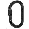 Petzl OXAN SCREW LOCK oceľová karabína, čierna