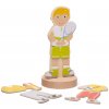 Bigjigs Toys magnetické obliekacie puzzle Športové aktivity