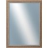 DANTIK - Zrkadlo v rámu, rozmer s rámom 60x80 cm z lišty AMALFI okrová (3114)