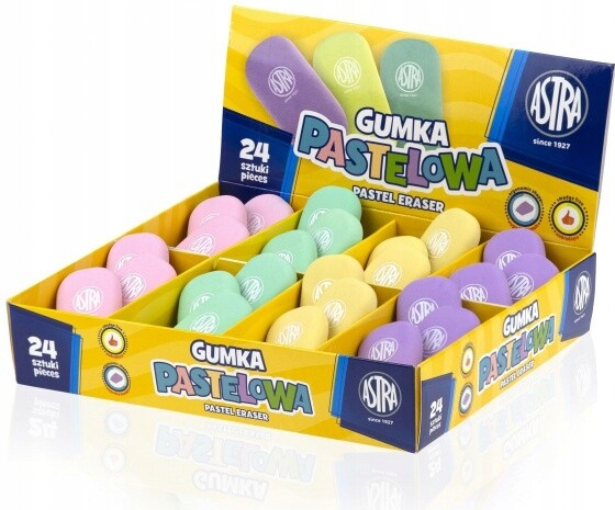 Astra Ergonomická guma PASTEL mix variantov či farieb