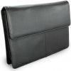 Čierna manažérska klopnová spisovka z pravej kožeMilo