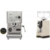 Profitec GO, brushed stainless steel + Eureka Mignon Specialita, CR cream