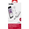 Bezdrôtový Bluetooth adaptér SBS TEBTRECEIVERW so stereo sadou - sivý
