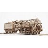 Ugears 3D puzzle Parní lokomotiva s vagónem 443 ks