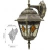 Outdoor nástenná lampa Tiffany Rabalux 8181 MONACO IP43