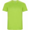 Imola detské športové tričko s krátkym rukávom zelená Fluor