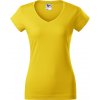 Malfini Fit V-NECK Dámske tričko 162 žltá XS