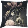 Mars & More Zamatový vankúš rozkvitnuté kvety Flowers 2 - 45*45*15cm - Mars & More