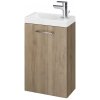 Cersanit Lara umývadlo so skrinkou 39.2 cm orech S801-188-DSM