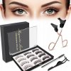 Bondingové riasy na predlžovanie rias DIY 144ks 8-16mm MIX Dĺžok FL10