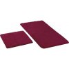 Bellatex MICRO sada - bez vykrojenia 60 × 100, 60 × 50 cm - bordó