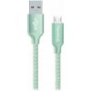 Colorway Datový Kabel Usb / Micro Usb/ 1m/ 2.1A/ Mint CW-CBUM002-MT