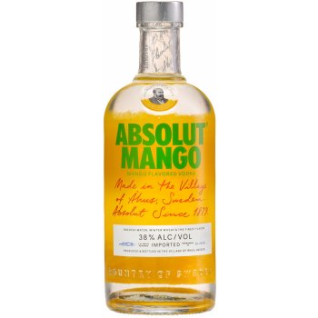 Absolut Mango 38% 0,7 l (čistá fľaša)