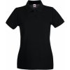 Fruit of the Loom Polokošile Lady-Fit Premium Polo, krátký rukáv, dámská COT-16303000201 S Černá