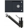 Alveus SET A20064 Twilight 05 SETA20064 - Drez Granitový Formic 30 - 760x500mm, vanička 350x420x200mm + bateria Cleo