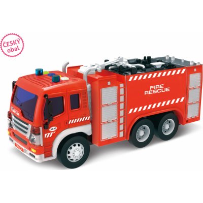 Wiky Vehicles Auto hasičské so striekačkou a efektmi 28 cm - český obal WKW022524