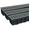 Covernit Plastový odtokový žľab A15 s pozinkovanou mrežou (set 3 ks) 1000 x 120 x 85 mm