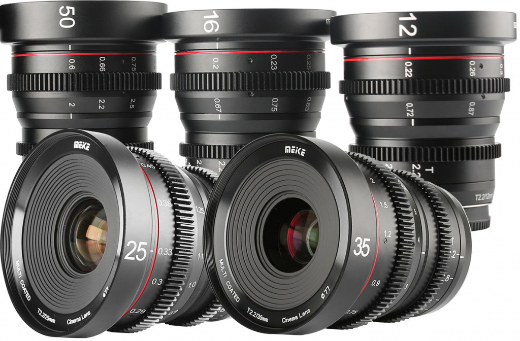 Meike 5-Cine Lens Kit (M43) + Hard Case