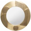 Futuro nástenné zrkadlo zlaté Ø80 cm