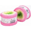 Yarn Art Rose Garden 314 Pink Green Pletacia priadza