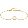 Olivie Strieborný náramok KRUH GOLD 8058 Ag 925; ≤0,50 g.