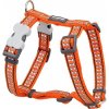 Postroj RD 12 mm x 30-44 cm - Bones RFX - Oranžová