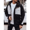 Pánska bunda s kapucňou Dstreet TX4916 Farba: Čierna, Veľkosť: 3XL