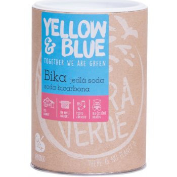 Yellow & Blue Bika jedlá sóda sóda bicarbóna dóza 1 kg