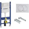 Geberit 111.154.11.2 set Duofix DELTA inštalačný WC modul do sadrokartónu a tlačítko a kotvy GEB111.154.11.2