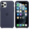 Apple iPhone 11 Pre Silikónový kryt polnočná modrá MWYJ2ZM/A