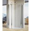 SANSWISS SOLINO SOR 100cm sprchový kút štvrťkruhový, rádius 55cm, profil chróm - 07 – sklo číre