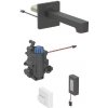 Geberit Brenta - Termostatická elektronická umývadlová batéria pod omietku, batériové napájanie, easy to clean, matná čierna 116.278.14.1