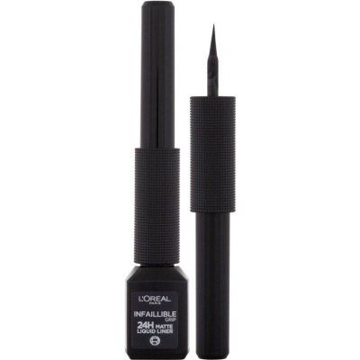 L&apos;Oréal Paris Infaillible Grip 24H Matte Liquid Liner 01 Black (W) 3ml, Očná linka