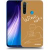 Picasee silikónový čierny obal pre Xiaomi Redmi Note 8 - Wine not