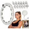 Hula hop s výstupkami Springos 38 cm biely
