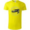 Aeroplane rides - Tričko z organickej bavlny - 2XL ( Citrónová )