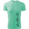 Hory bicykel úsmev - Pánske tričko Fantasy športové - 2XL ( Mätová )
