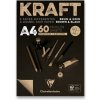 Clairefontaine Blok Brown & Black Kraft A4 60 listov 90 g