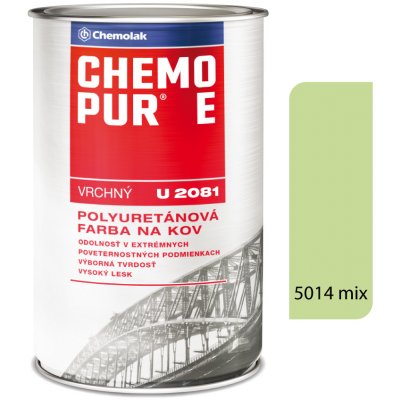 Chemopur E U2081 5014 svetlozelená 0,8kg - vrchná polyuretánová farba na  kov, betón, drevo od 9,92 € - Heureka.sk