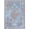 Klasický koberec Do Obývačky 200x300cm Velvet Moderný Vintage Modrý
