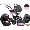 Raf-pol Baby Lux Largo 2v1 Grey Light Pink 2024