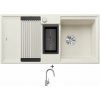 Blanco ADIRA 6 S biela soft s excentrom 527606 + Blanco MIDA-S chróm 521454