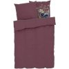 Livarno home Obojstranná posteľná bielizeň z bavlneného saténu, 220 x 240 cm, (bordová) (100392999)