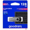 Goodram USB flash disk, USB 3.0, 128GB, UTS3, čierny, UTS3-1280K0R11, USB A, s otočnou krytkou